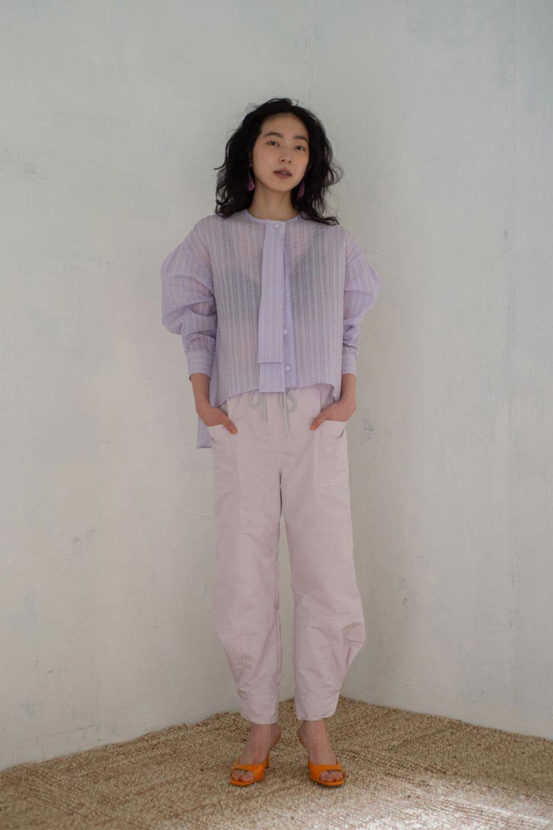 MEER Bowtie Blouse /PU???? - シャツ/ブラウス(長袖/七分)