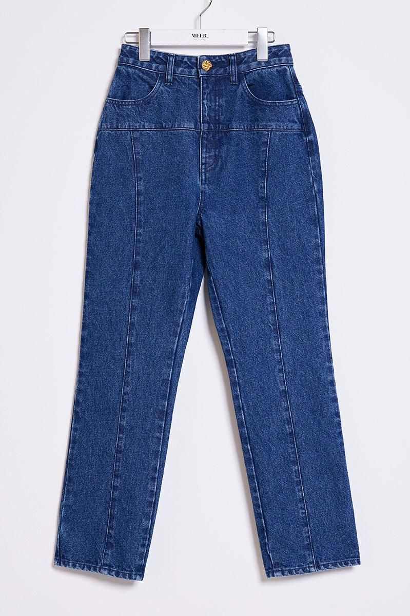 meer. デニム PINTACK STRAIGHT DENIM-