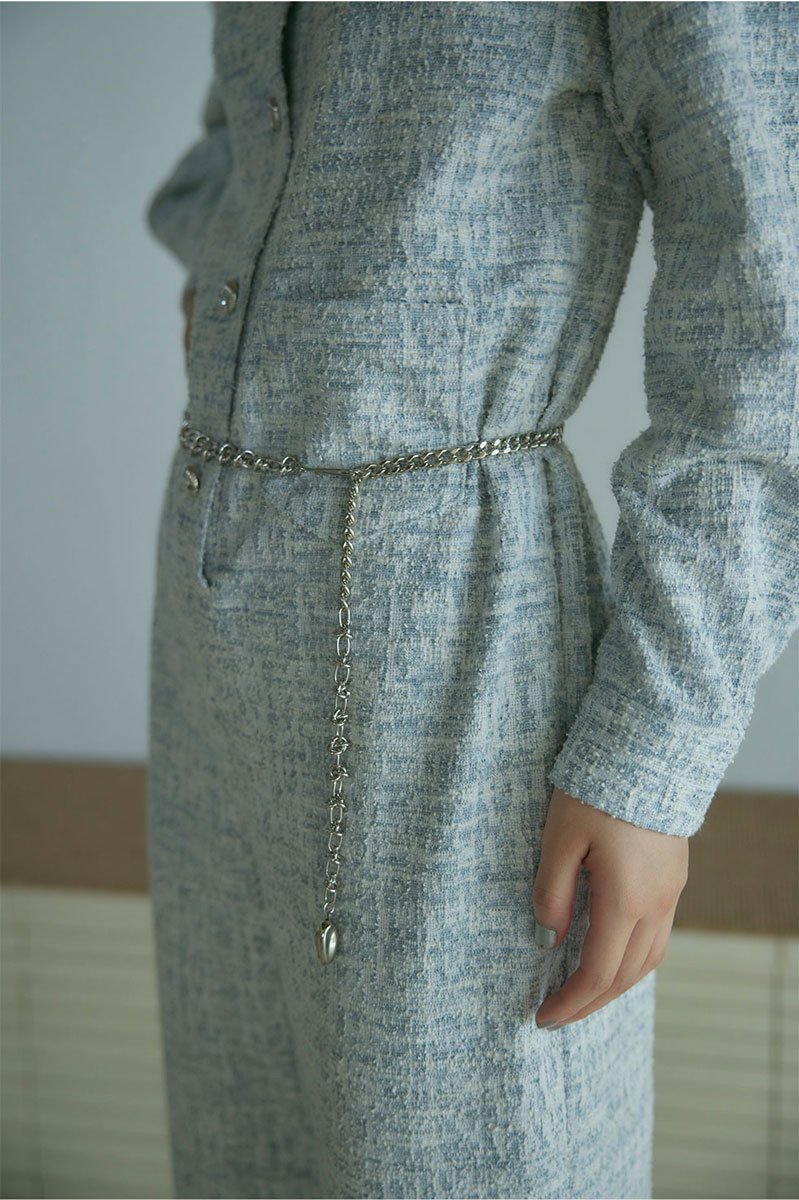 TWEED JUMPSUIT /BLE