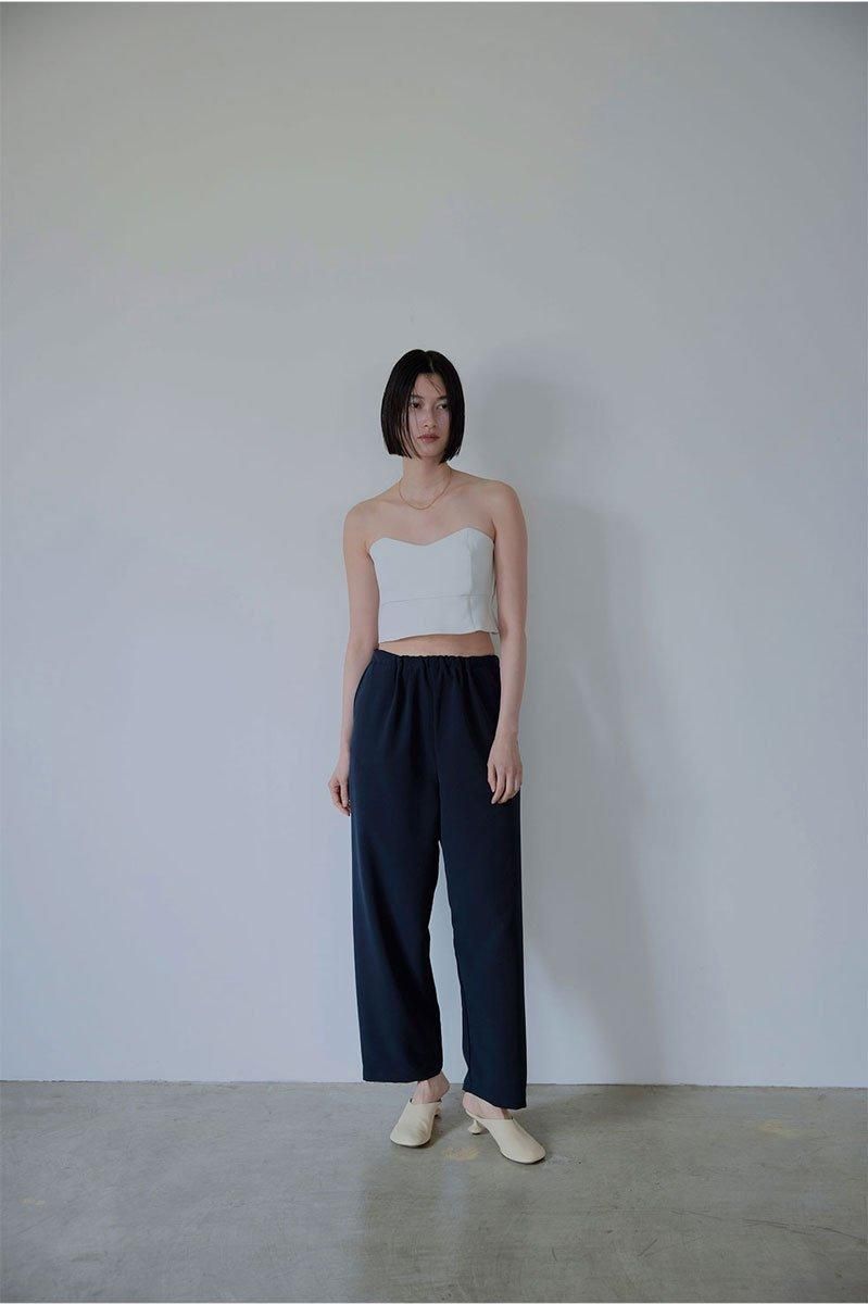 MAT SATIN RELAX PANTS /NYV B344 - MEER