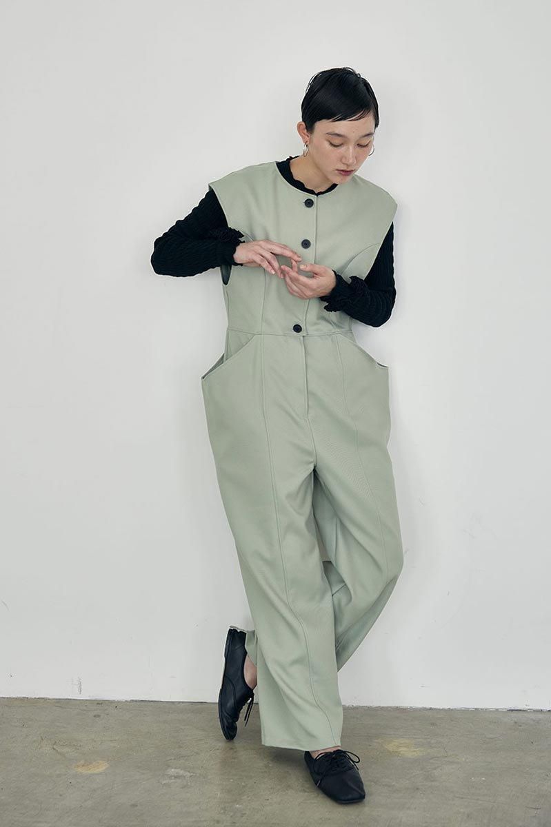 BIG POCKET ROMPERS /OLIVE