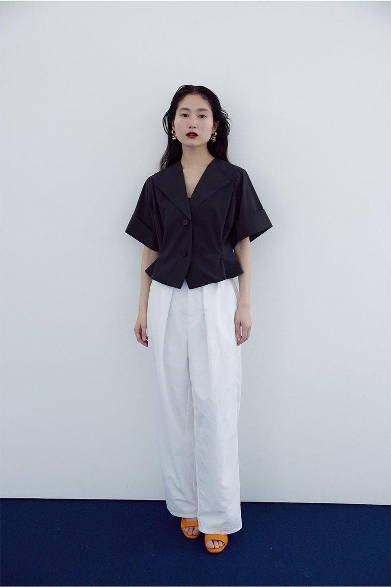 トップス MEER. OPEN COLLAR SHORT SHIRT OPEN COLLAR SHORT SHIRT /WHT A555 - MEER.