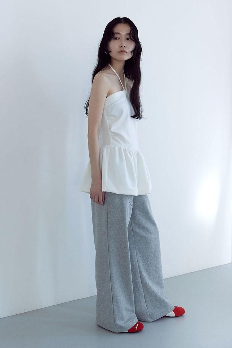 RELAX STRAIGHT SWEAT PANTS /GRY