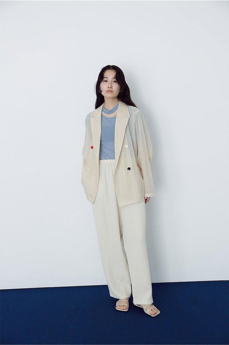 MEER. SHEER JACKET クリーム SHEER JACKET /CRM - MEER.