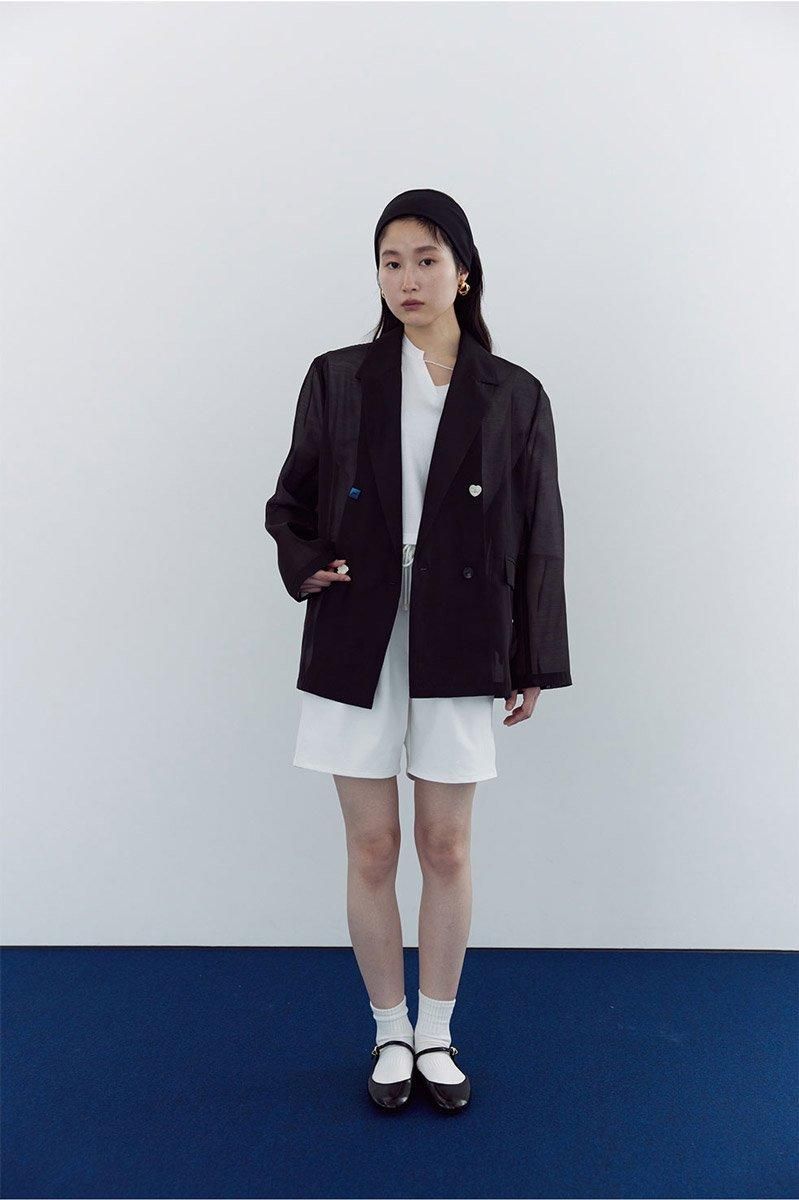日本限定 JACKET SHEER /BLK MEER. - ジャケット・アウター