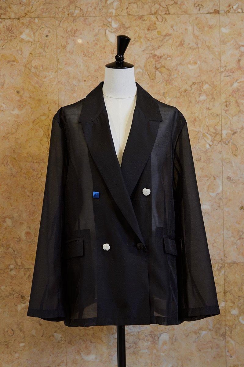 新作からSALEアイテム等お得な商品満載 SHEER MEER. - /BLK JACKET ジャケット・アウター