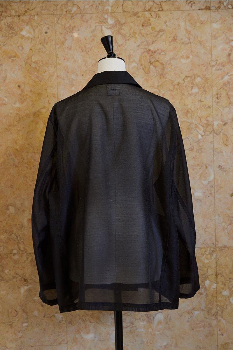 SHEER JACKET /BLK - MEER.