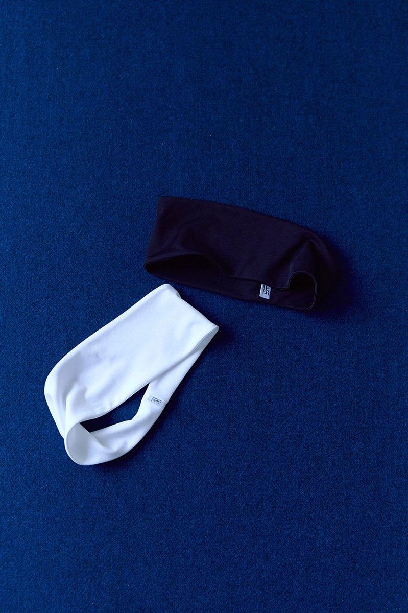 HAIR BAND /WHTBLK