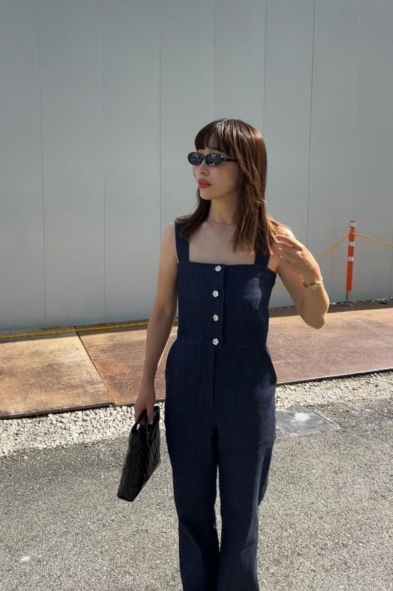 MEER デニムオールインワン DENIM ALL IN ONE /INDIGO C168 - MEER.