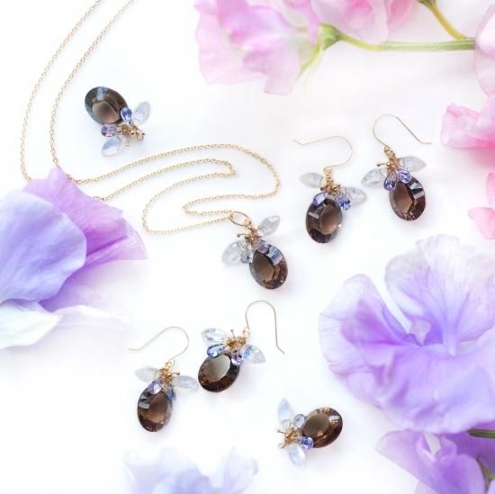 蜂 ピアス ニット ジュエリー 作家