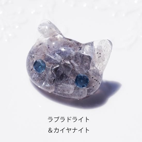 目と毛が選べる☆宝石の猫ヘアゴム ～Jewel cat