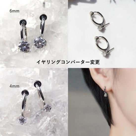 レインボームーンストーン　ハートフラワー　スタッドピアス　シルバー925 Amazon.co.jp: フラワーイヤリング 925スターリングシルバー