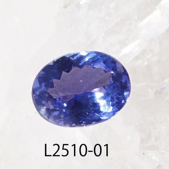 L2510-01_オーバル_最上級大粒タンザナイトのリング向けルース（宝石