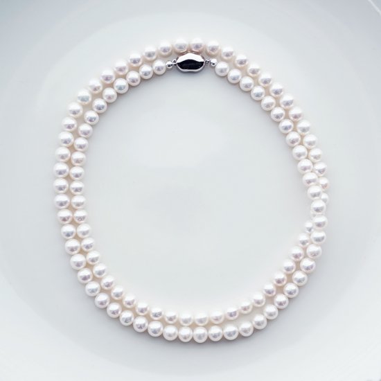 オーダーメイドジュエリー工房リパッティ- 良質淡水真珠の80cmロングネックレス ～Suzanne_80