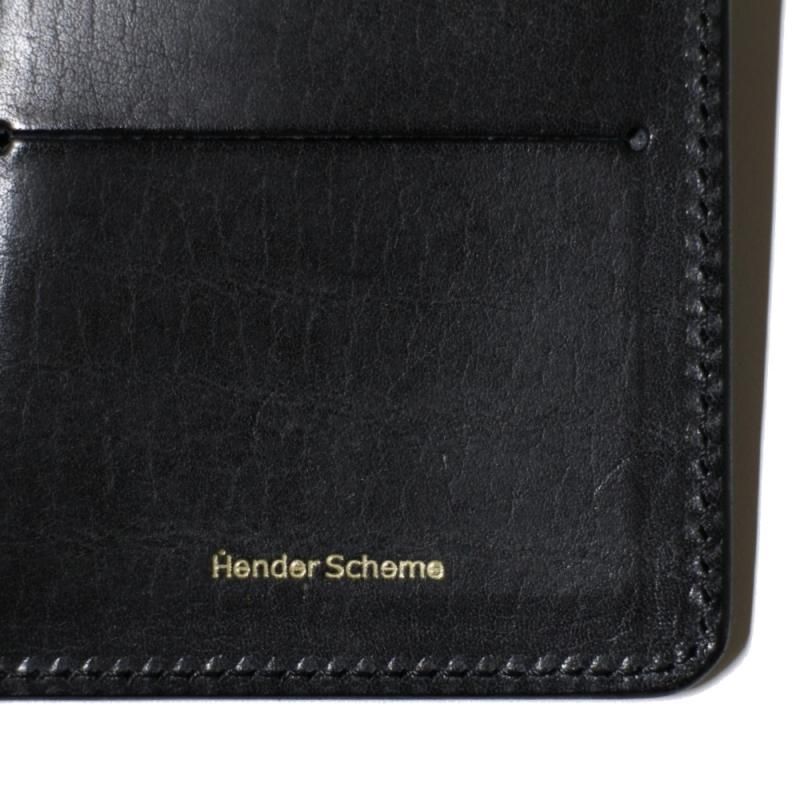Hender Scheme Wallet black cow leather