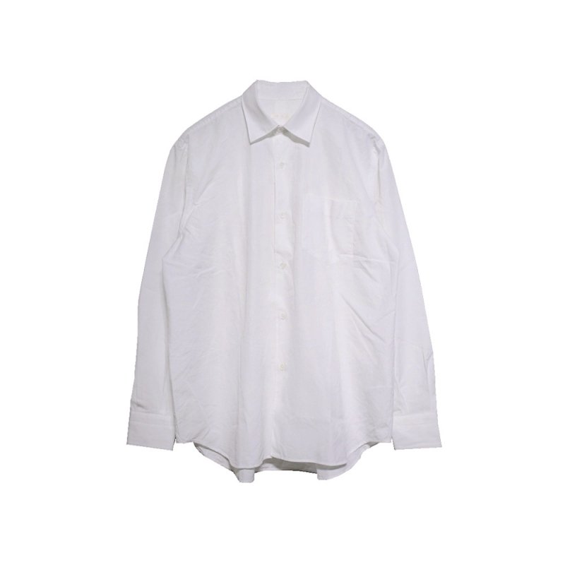 コモリシャツ (Z01-02001 White) COMOLI - A.I.R.AGE ONLINE STORE for 