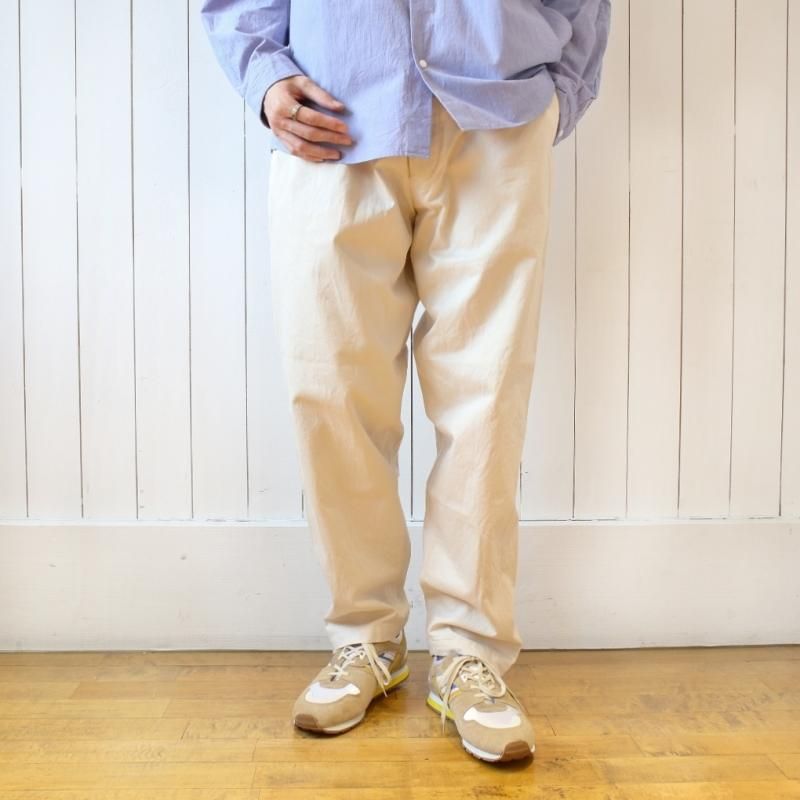 チノワイドテーパード Beige Yaeca A I R Age Online Store For Mens