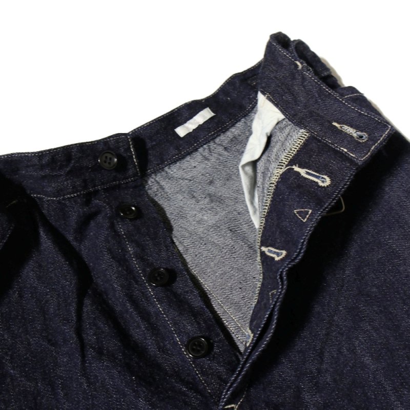 デニムベルテッドパンツ (W03-03001 Navy) COMOLI - A.I.R.AGE ONLINE