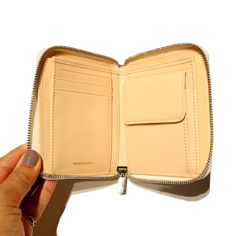 python square zip purse(di-rc-szp Natural Python) Hender Scheme - A.I.R.AGE  ONLINE STORE for MES