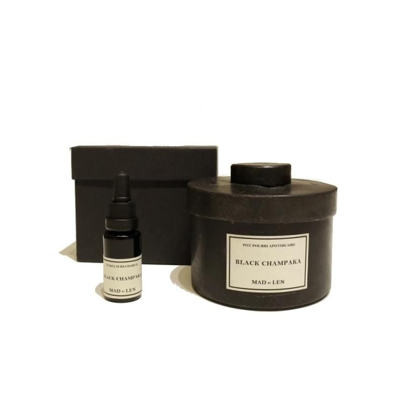 ポプリ プチ アンバー（琥珀樹脂）- BLACK CHAMPAKA（ブラックシャン