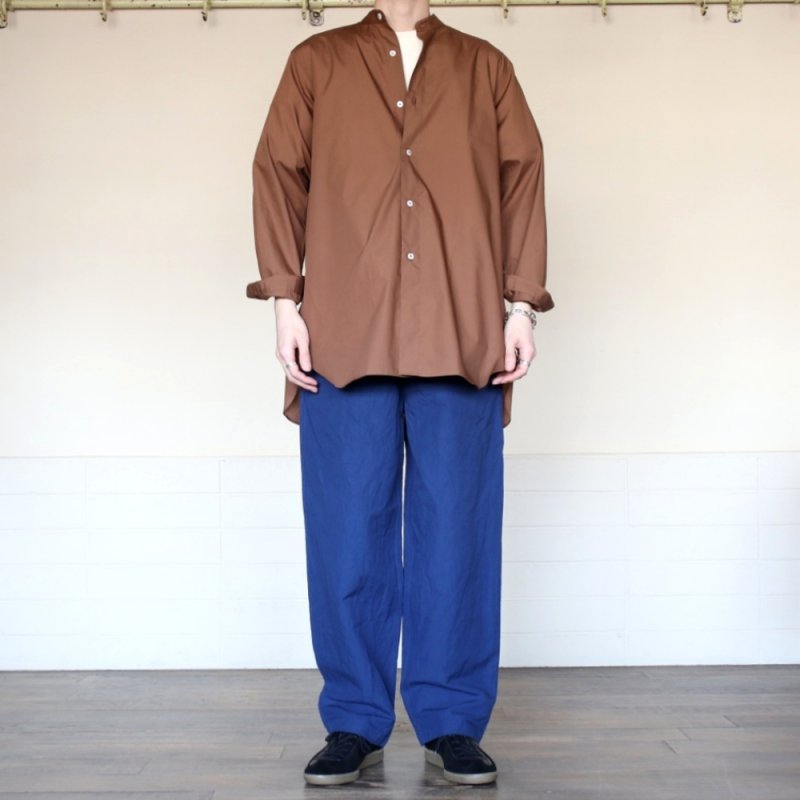 maatee&sons Silk Band Collar Shirt 3 - iampho.net