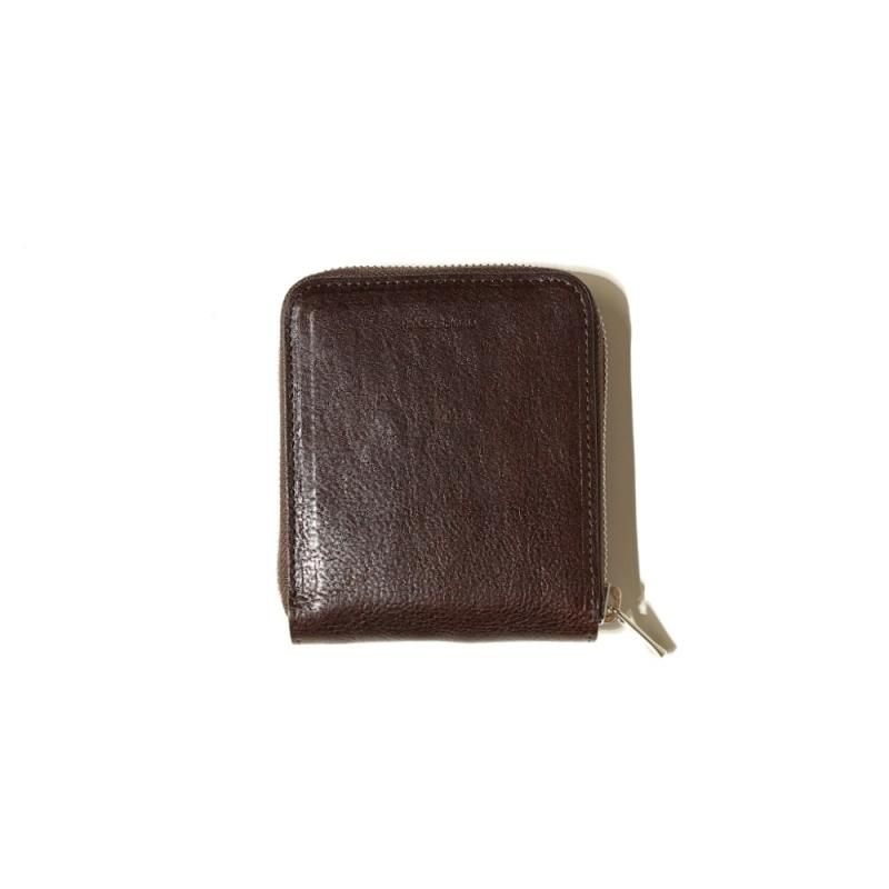 horizontal zip purse (nk-rc-hzp Choco) Hender Scheme