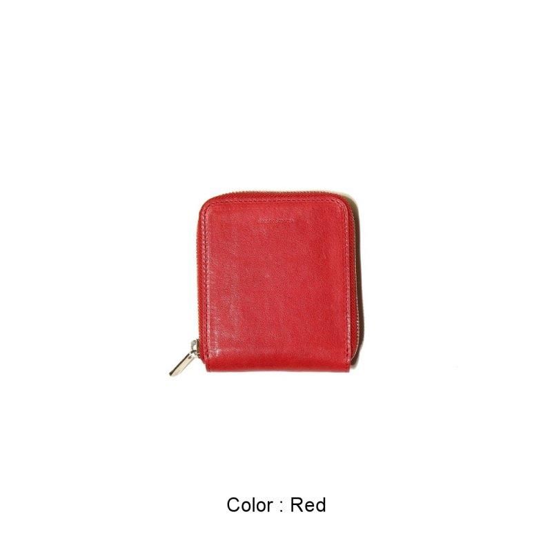 horizontal zip purse (nk-rc-hzp Choco) Hender Scheme