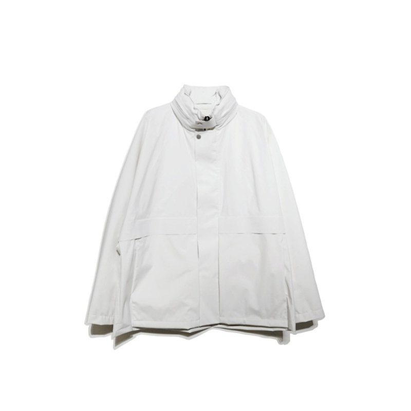 STAND COLLAR JACKET (A003-CBL White) AFTER HOURS - A.I.R.AGE ONLINE STORE  for MENS