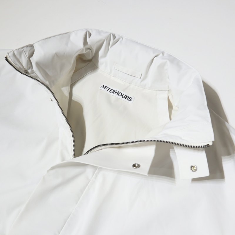 STAND COLLAR JACKET (A003-CBL White) AFTER HOURS - A.I.R.AGE