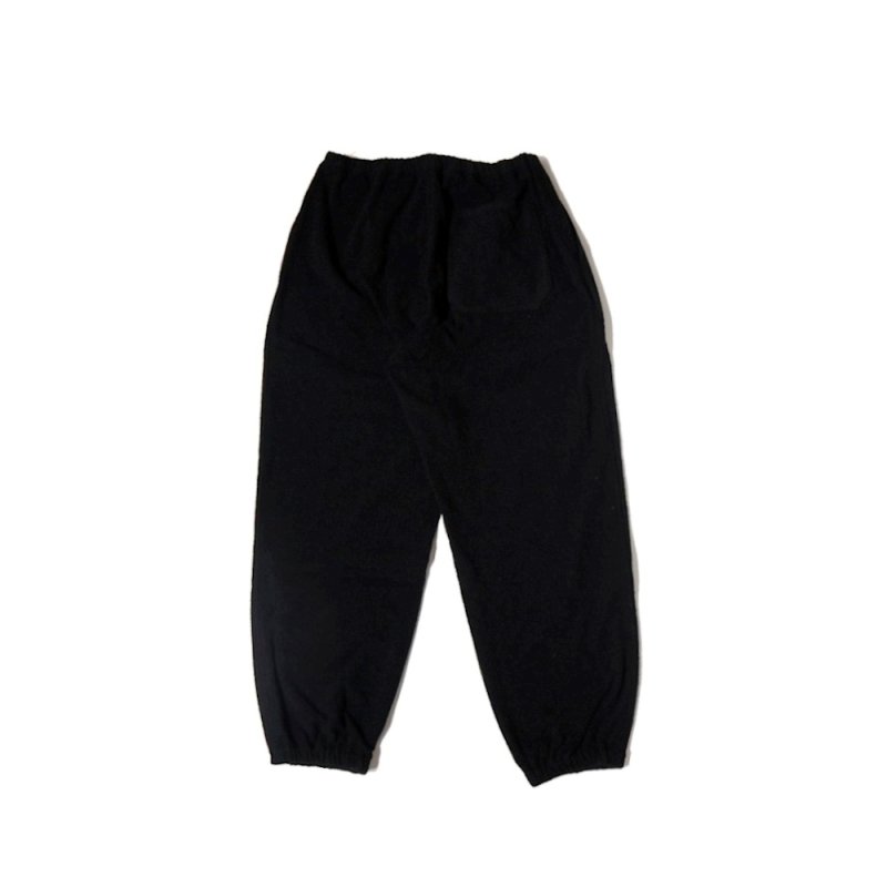 シルクパイル ドローストリングパンツ (X01-03007 Black) COMOLI - A.I.R.AGE ONLINE STORE for  MENS