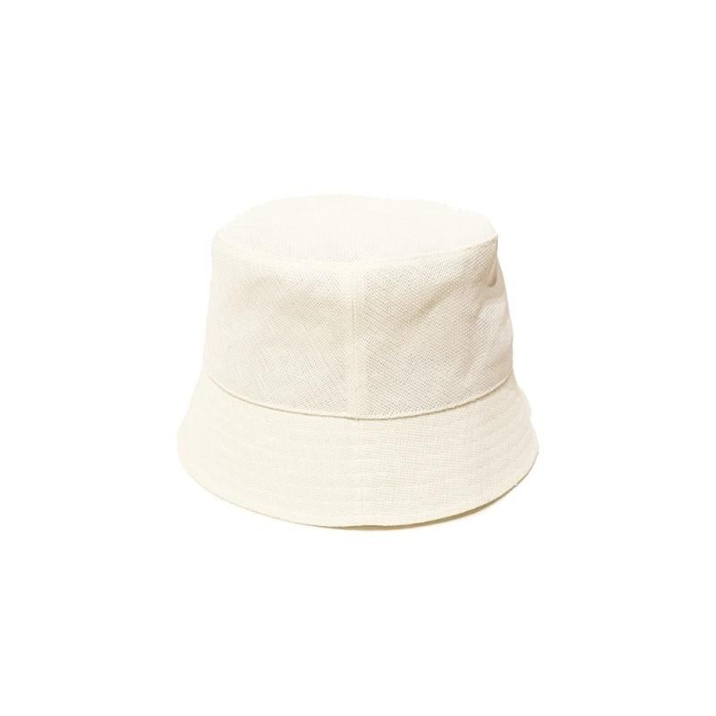 PAPER CLOTH BUCKET HAT (231320 White) KIJIMA TAKAYUKI