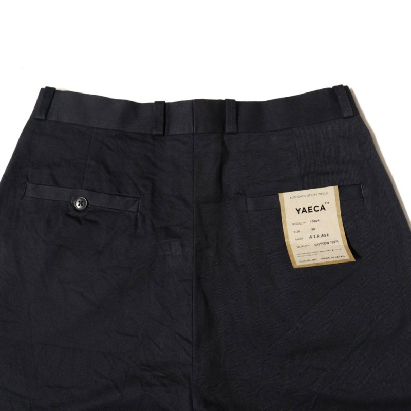 チノ タックテーパード (13604 Navy) YAECA - A.I.R.AGE ONLINE STORE for MENS