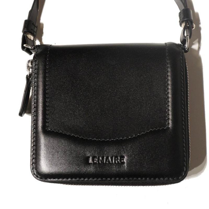 PANSEL SQUARE ZIP WALLET (AC1009 LL0016 Black) LEMAIRE - A.I.R.AGE