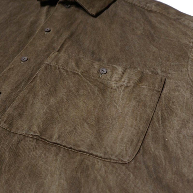 BIG POCKET SHIRTS (SAU31 SH182 Natural Green)SEEALL - A.I.R.AGE