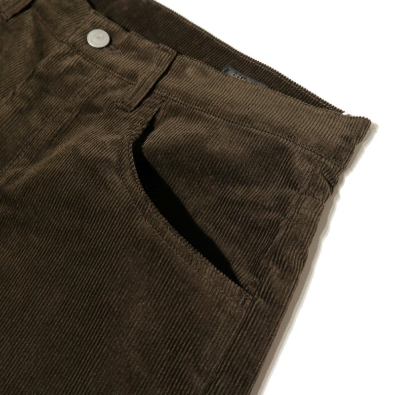 コーデュロイ 5Pパンツ (Y03-03021 Brown) COMOLI - A.I.R.AGE ONLINE STORE for MENS