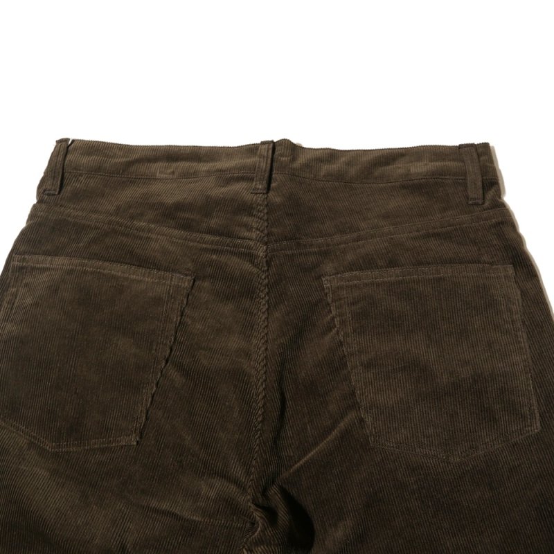 コーデュロイ 5Pパンツ (Y03-03021 Brown) COMOLI - A.I.R.AGE ONLINE STORE for MENS