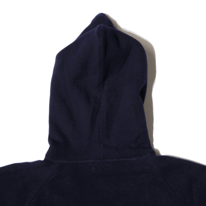 SUPER 160S PILE HOODIE (MT3303-0105 Navy) MAATEE＆SONS - A.I.R.AGE ONLINE  STORE for MENS