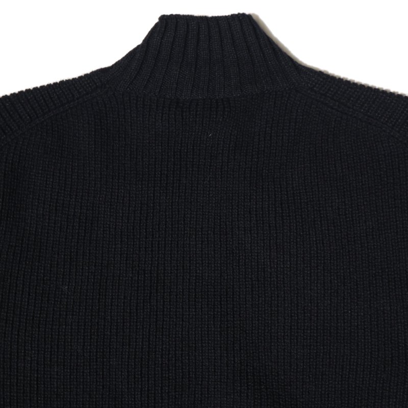 WOOL 和紙 ARMY SWEATER (MT3303-0124A Black) MAATEE＆SONS - A.I.R.AGE ONLINE  STORE for MENS