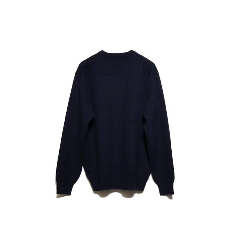 INNOCENT CASHMERE CREW NECK (BN-FU-004 Navy) BATONER - A.I.R.AGE ONLINE  STORE for MENS