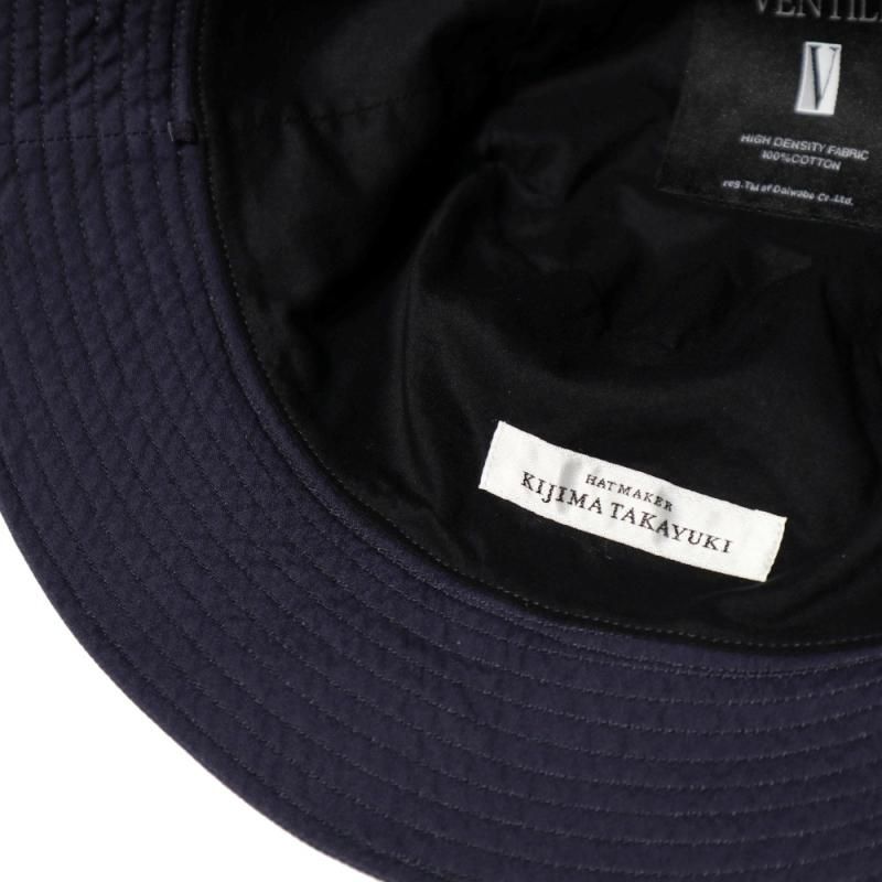 VENTILE BUCKET HAT (241004 Navy) KIJIMA TAKAYUKI - A.I.R.AGE