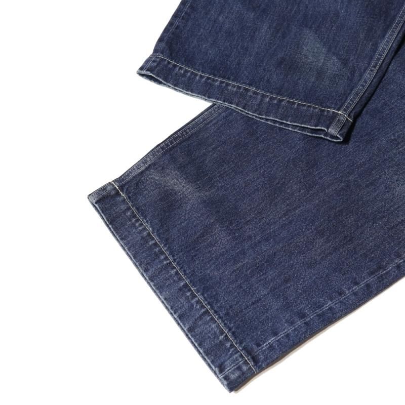 Selvage Denim Cargo Pants (GU241-40182DB Dark Fade