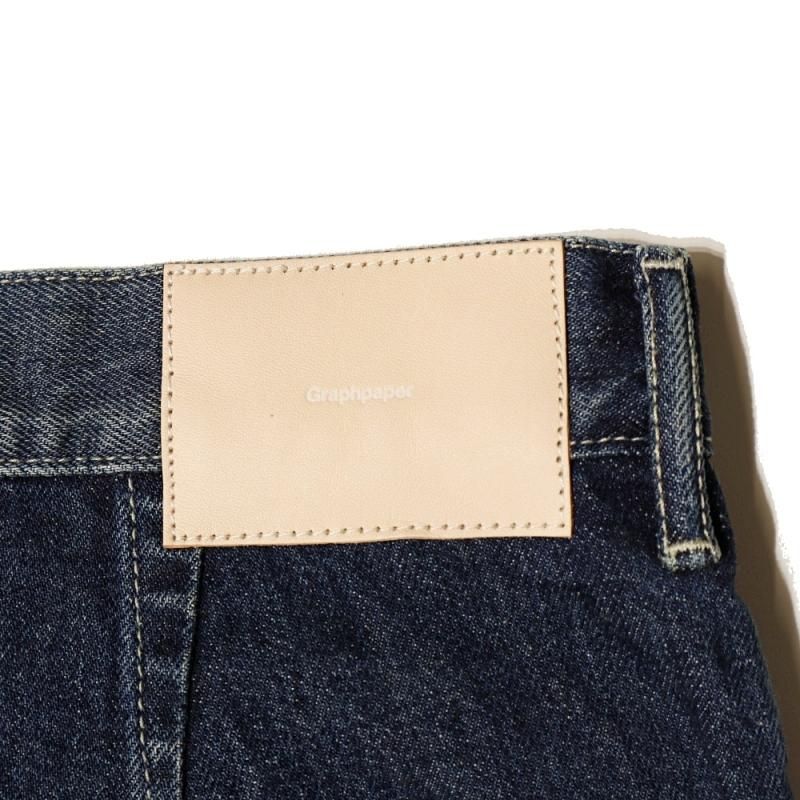 Selvage Denim Cargo Pants (GU241-40182DB Dark Fade Selvage Denim Cargo Pants (GU241-40182DB Dark Fade