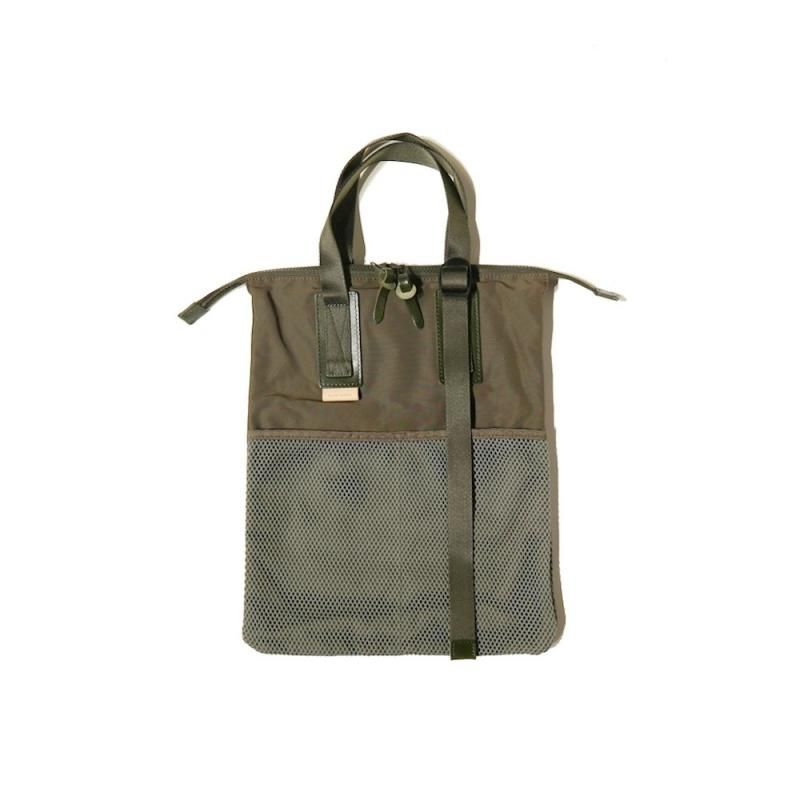 functional layered bag (vs-rb-flb Khaki Olive) Hender Scheme