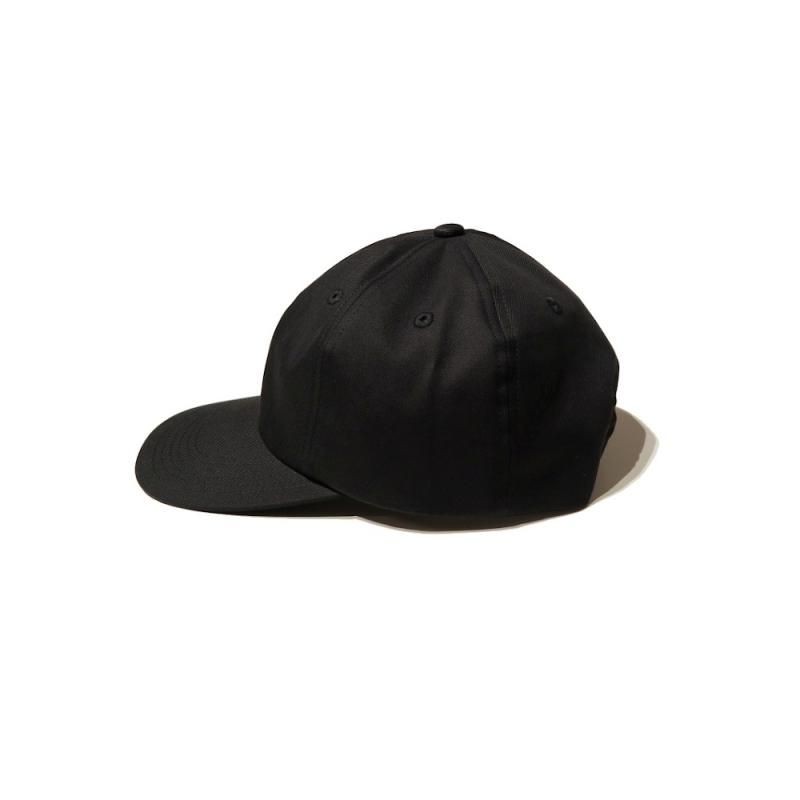COTTON GABA 6PANEL CAP (E-008C Black) KIJIMA TAKAYUKI