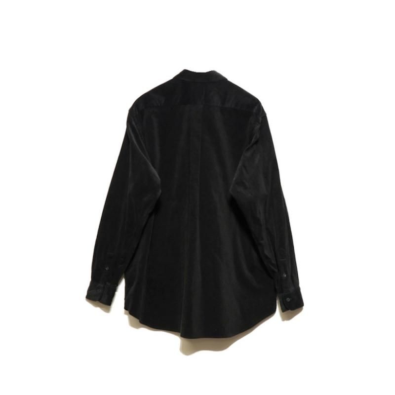 コーデュロイ コモリシャツ (A03-02004 Black) COMOLI - A.I.R.
