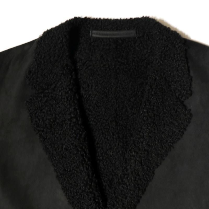シープスキン ジャケット (A03-01029 Black) COMOLI - A.I.R.AGE シープスキン ジャケット (A03-01029 Black) COMOLI - A.I.R.AGE