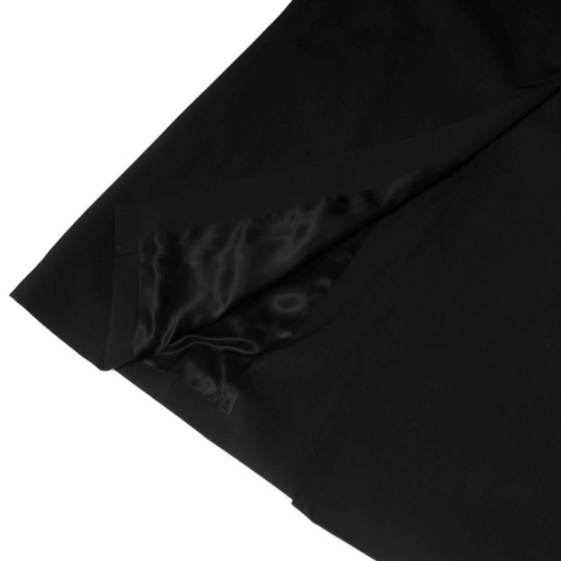 ウールギャバ バルカラーコート (A03-04015 Black) COMOLI ウールギャバ バルカラーコート (A03-04015 Black) COMOLI
