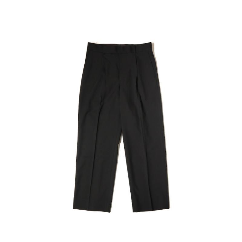 最新発見 THE SLACKS STRAHGT (25SS-REPT-259-2-J Black) THE RERACS パンツ
