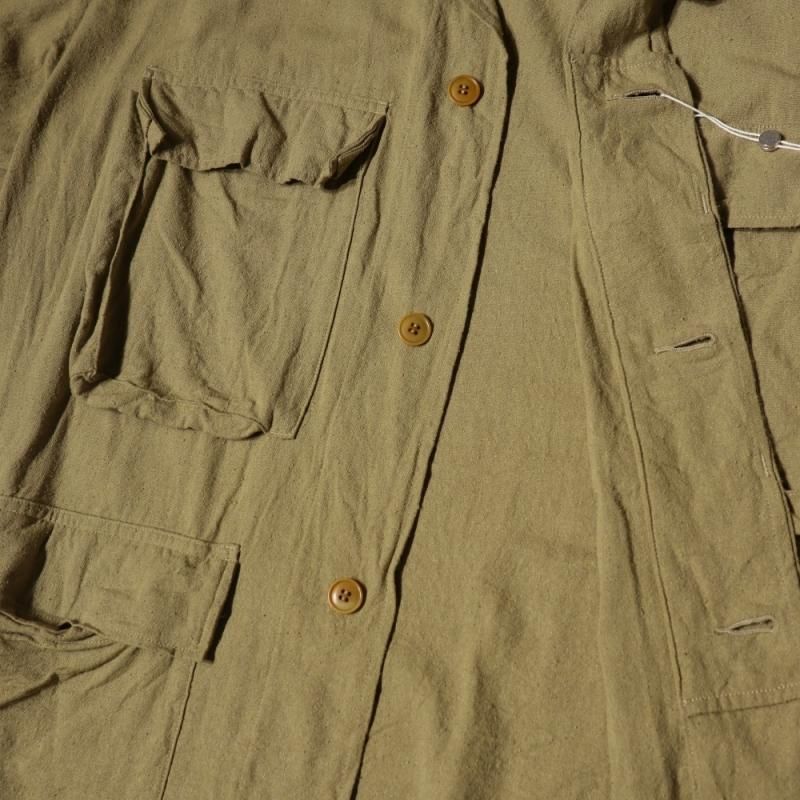 ローシルク B.D.Uジャケット (B01-01031 Khaki) COMOLI - A.I.R.