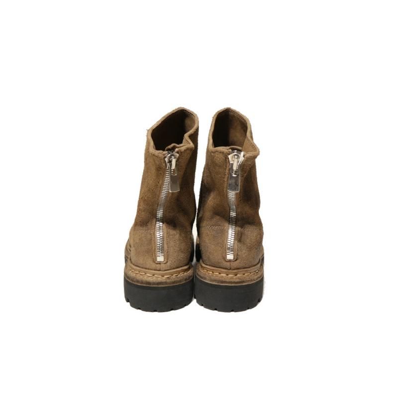 GUIDI BACK ZIP BOOTS (COMOLI 別注カラー) (B01-07005 Beige GUIDI BACK ZIP BOOTS (COMOLI 別注カラー) (B01-07005 Beige
